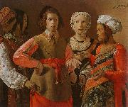 Georges de La Tour The Fortune Teller Norge oil painting reproduction
